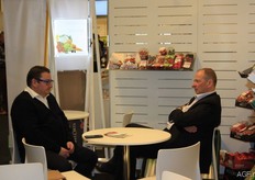 Olivier van Assche visiting Guido De Plecker.