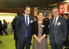Charles-Henri Deprez, Marleen Vaesen and Hein Deprez from Greenyard.