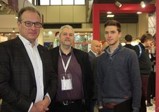 Stefaan and Tim van Gerdo visiting Steven Beuselinck from Luik Natie Coldstore.