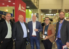 Keylor Quiros from Intermodal, Johan Verelst (Eimskip BE) Peter van der Woude (Eimskip NL), Diego Chinchilla (CRC Carriers) and Martijn van der Velden (Eimskip NL).