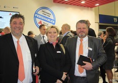 Jan Simons, Stefanie Meganck and Peter Tops from EuroFruitPorts.