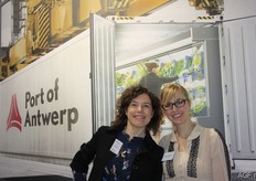 Maartje Driessens and Stefanie D'Herde, the ladies from the Port of Antwerp.