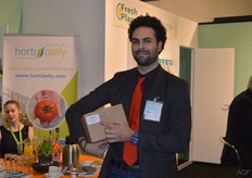 Mons Messaoud, of Hortica, came to promote Primeur