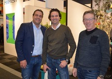 Neighbours Jan Deckers and Robert de Groot and their colleague from Jac vd Oord