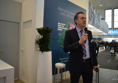 Kurt Jager explaining the future plans of Euro Pool Systems