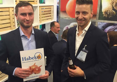 Polish salesman Kamil and Adrian Dek, of Habeko