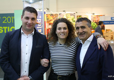 The MG Fruit team, with Jacob Aktalan and Maaike and Miguel Gonzalez