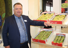 Hans Sengers standing next to the Migo, for which the first commercial season has just come to an end