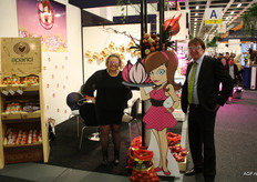 An innovation at Agro Centre Holland: a pink onion with a sweet flavour under the name Pink O Lady