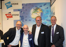 Peter, Omar and Co, of Milestone Fresh, with Ger van Burik, who in turn coordinated the joint Holland mission