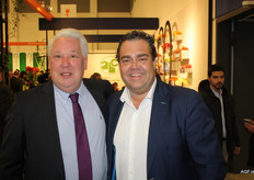 Herman van Rooijen with Jan Deckers. Jan was recently nominated for the Entrepreneur Award in the Bommelerwaard