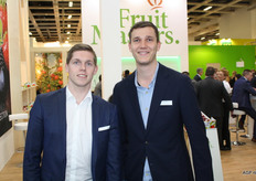 Michael Struijk and Joris Buijsman, of Perflexxion; an employment agency that has set up an office at the trade centre in Barendrecht