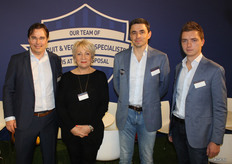 Arjan Zoutewelle, Ludmila van Wijland, Denis Vasiljev and Bertus Schipper, of Zoutewelle
