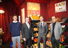 Wim and Peter Jansen, Jaap van der Waarden and Oliver Hensel, of Bio Freshi