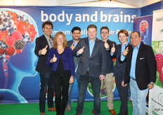 Thumbs up from Jacques Luteijn, Carolien Vervaet, Pablo Henriques, Robbert Leisink, Sebastian Baye, Lucas Herbener and Fernando Nanez, of Body and Brains