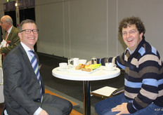 Banana traders Robert Greeve and Marcel van Eeuwijk
