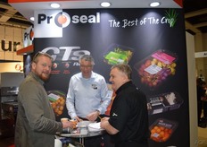 Gerit Tijhof, centre, from Sismatec.