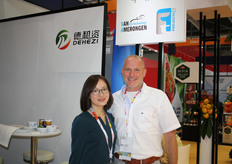 Business partners He Lei of Dehezi and Wim van den Berg of Van Amerongen.