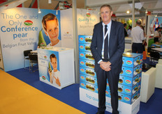 Marc Evrard of the Belgium Fruit Valley, the winner of the Marketing Campaign of the Year.