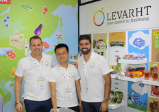 The Asia team from Levarht: Pepijn de Jong, Jake Sun and German Perez.