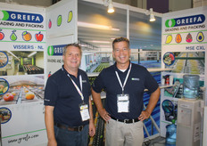 Dick Van de Kop and Dick Verkade at Greefa