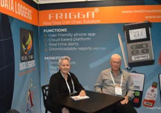 Allan and Pam Anderson from AndFresh with a selection of Frigga Data loggers.
