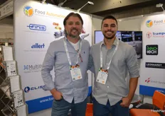 Chris and Milan de Krom from Food Automation, the company builds processing and packing lines.