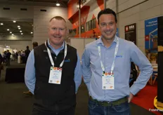 Jon van Poppering and Cameron Carter from Seeka Australia were visiting the show.