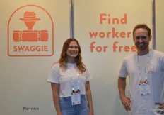 Sawggie a newly launched labour platform where growers can find workers and vice versa. Lisa van Munster and Jamie Wills.