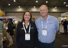 Tania Chapman from Nutrano with Nick Hall from Syngenta.