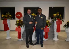 Armand Fourie, logistics manager at Cheetah Pack, and Francois Kookwater, Cheetah Pack's line manager.