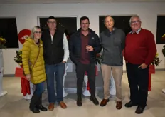 Simoné and Waldo Kleyn from Kleinrivier Farming in the Gamtoos Valley, with Loodt Büchner of Corruseal, Mark Hume and Marius Kleyn, chairperson of The Co-op.