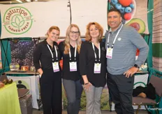 Naturipe Farms is represented by Madison Politte, Marissa Ritter, Janis McIntosh and Jerry Moran.