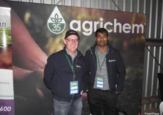 Ross Rankin and Sandeep Gogireddy from Agrichem.
