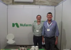 Matthew Moyle from Nufarm and Dave Farmer from Croplands Equipment.