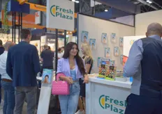 Sibel Karakaya, export director of Turkish produce trader Compass Fruit, came by the FreshPlaza stand.