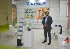 The Genopack stand, they make packaging for all kinds of fruits. From bags to plastic packaging, it's all in their offering.