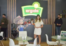 Demet Ozcan of Ergida. Ergida exports grapes, plums citrus, pomegranates, pears and watermelons, among other produce. Their main markets are Russia, Germany, the Netherlands, Bulgaria, Romania, Greece, Poland and Sweden.