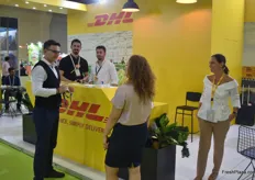 The DHL stand