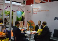 Orange for Agricultural Crops from Egypt were kept busy in meetings.