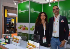 Katia and Christian Morado who specialise in exporting Italian apples.