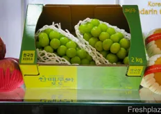 Japanese Shine Muskat grapes are a popular variety in the Asian market.