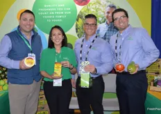 Nick Georgantas, Lorraine Ong, Carlos Duarte, and Anthony Araiza with Calavo Growers. Last week, the company announced a partnership with Old El Paso brand.