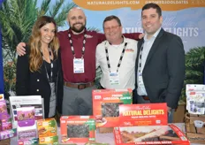 Shayna Telesmanic, David Baxter, Alan Asbury, and Liam Slavin with Bard Valley Date Growers are happy to be in New York.
