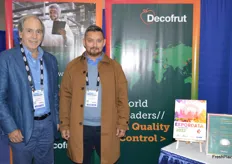 Manuel José Alcaino and Mirko Contreras with Decofrut. Originally from Chile, the company has offices in several different countries around the globe, including the United States.