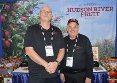 Daniel Albinder and Pat Ferrara with Hudson River Fruit Distributors.