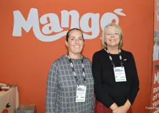 Meg Buchsbaum and Tammy Wiard with the National Mango Board.