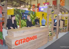 The Citronex stand was filled with meetings. The Polish company exports tomatoes and bananas.