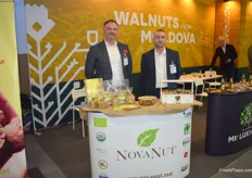 Ion Cuhal and Constantin Izman. Novanut exports walnuts from Moldova. They export to Germany, Swiss, Italy and the US.