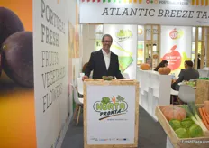 Carlos Marques of Horta Pronta. They export leeks, carrots and pumpkins to Germany, The Netherlands, Poland and France.